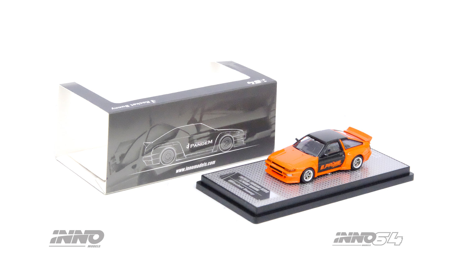 Inno64 1/64 TOYOTA COROLLA TRUENO AE86 "PANDEM / ROCKET BUNNY" E. PRIME RACING