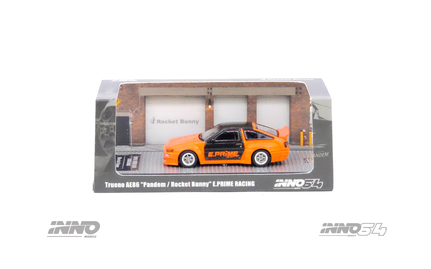 Inno64 1/64 TOYOTA COROLLA TRUENO AE86 "PANDEM / ROCKET BUNNY" E. PRIME RACING
