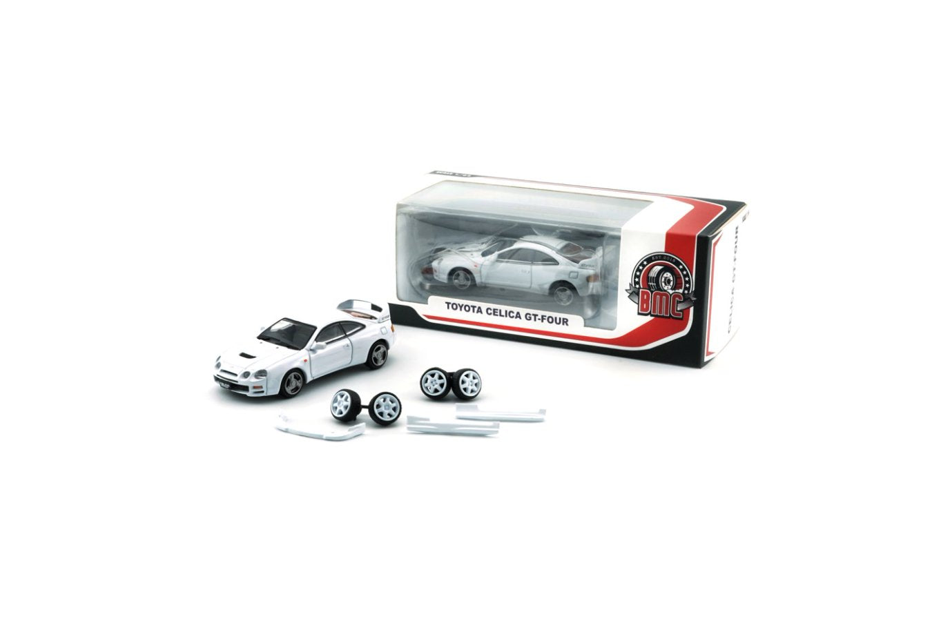 BM Creations 1/64 Toyota Celica GT Four -White (RHD)