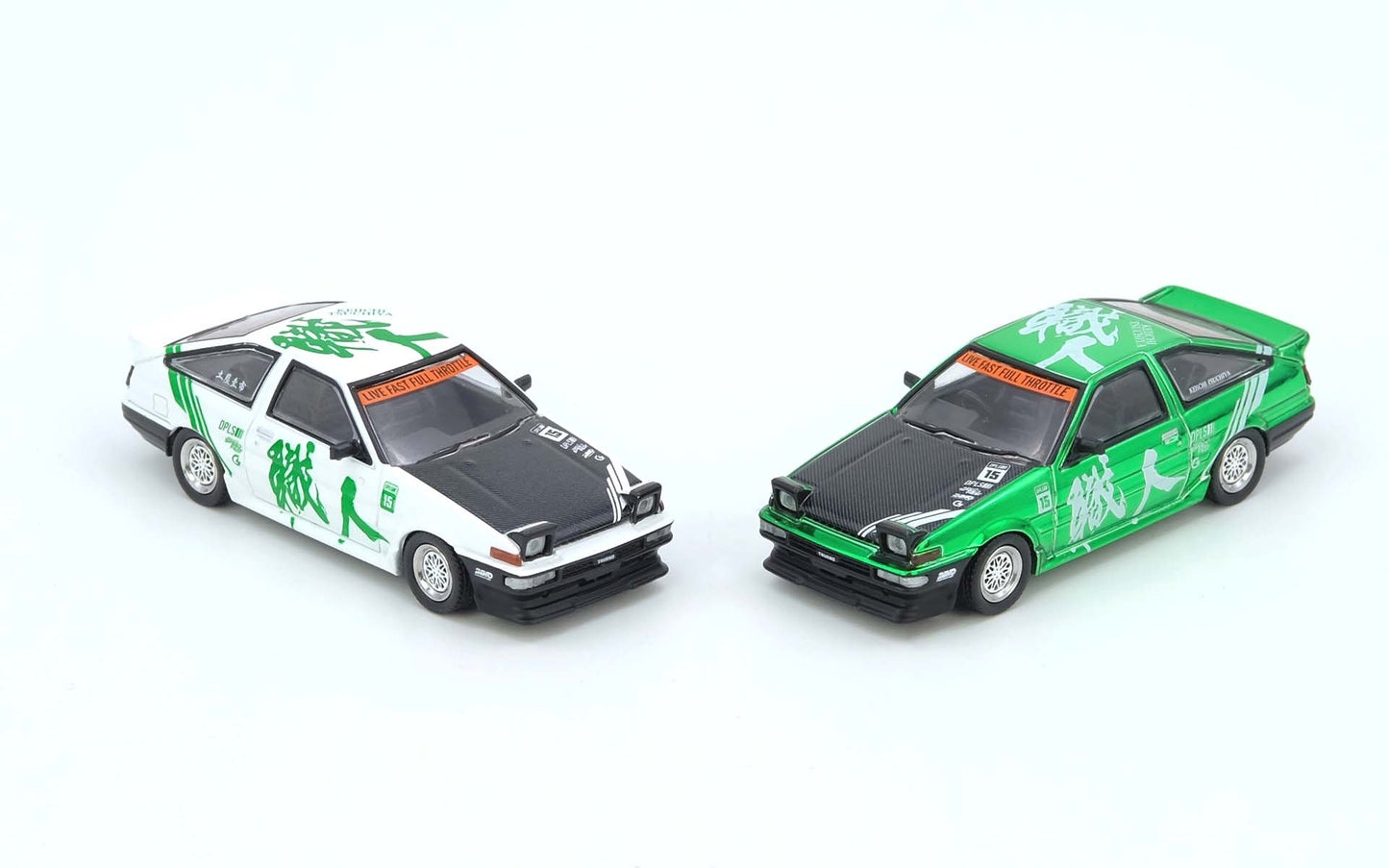 Inno64 1/64 TOYOTA SPRINTER TRUENO AE86 "KEIICHI TSUCHIYA" ****With Chance of Chase **** Limited Edition
