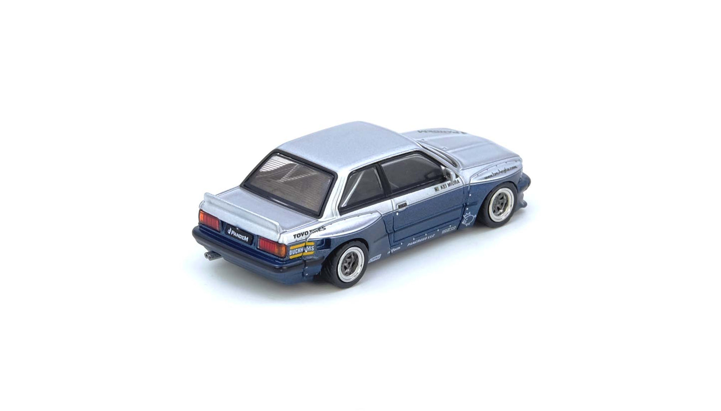 Inno64 1/64 PANDEM E30 M3 Silver/Blue