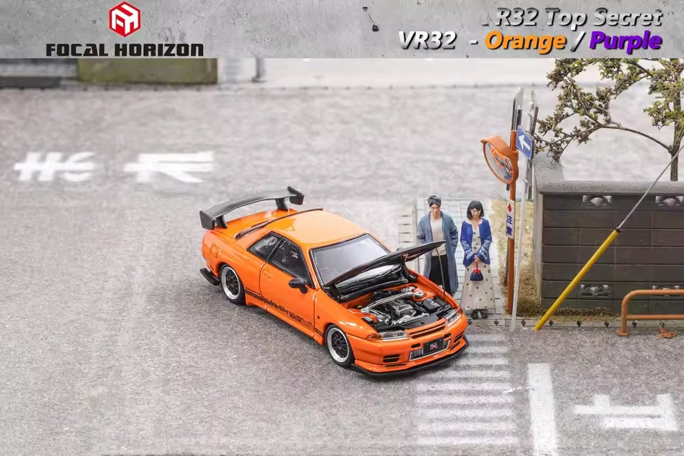 Focal Horizon 1/64 Skyline GT-R R32 Top Secret Carbon Hood
