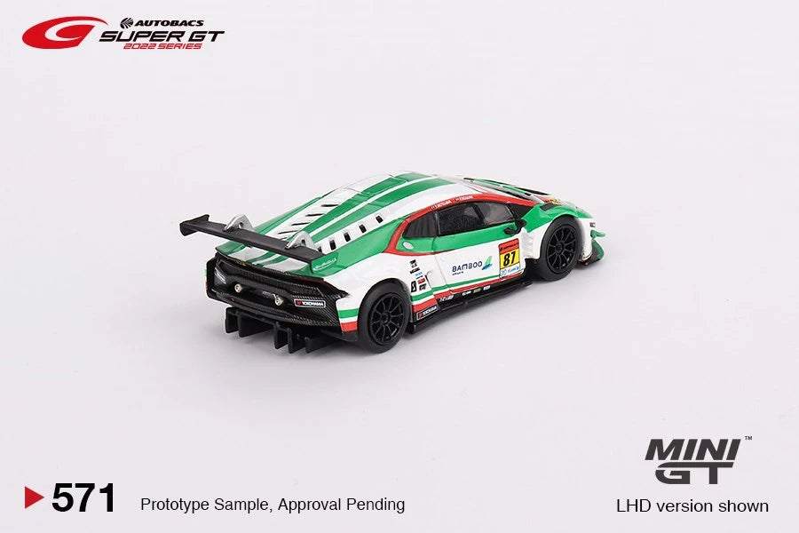 Mini GT 1/64 Super GT 2022 Lamborghini Huracán GT3 EVO #87 JLOC– Japan Exclusive ***in clamshell blisters***