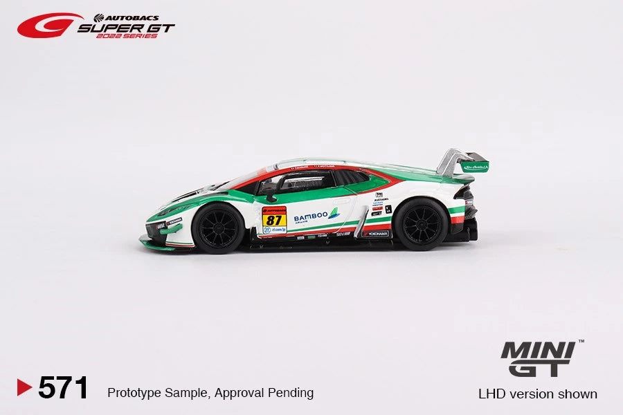 Mini GT 1/64 Super GT 2022 Lamborghini Huracán GT3 EVO #87 JLOC– Japan Exclusive ***in clamshell blisters***