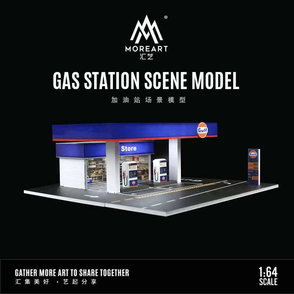 MoreArt 1/64 Gas Station - GULF