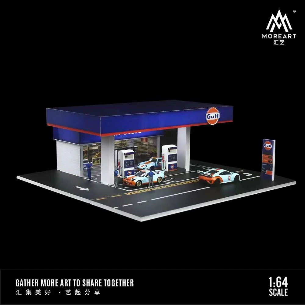 MoreArt 1/64 Gas Station - GULF