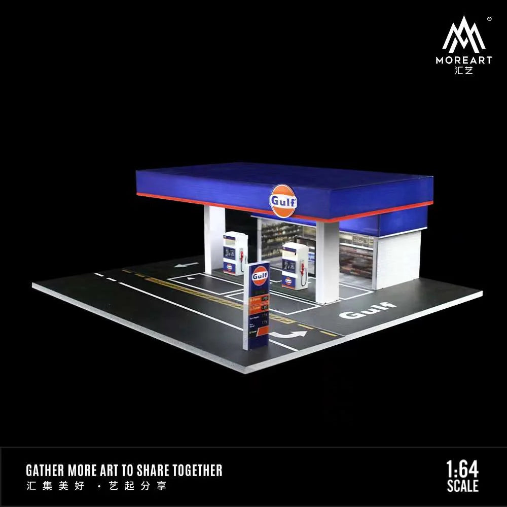 MoreArt 1/64 Gas Station - GULF