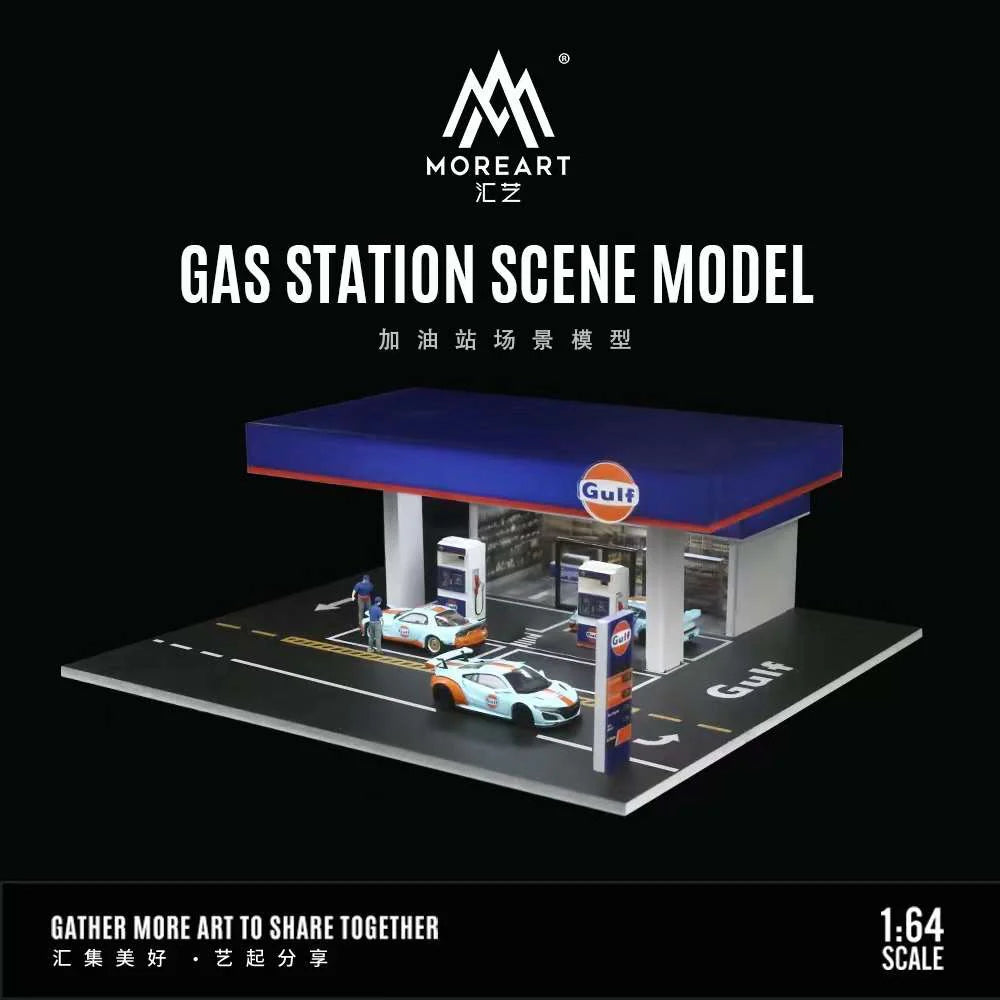 MoreArt 1/64 Gas Station - GULF