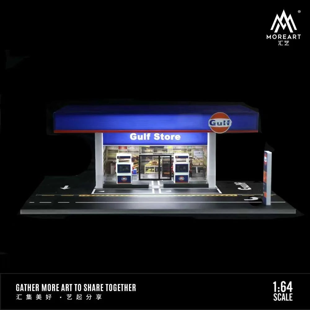 MoreArt 1/64 Gas Station - GULF
