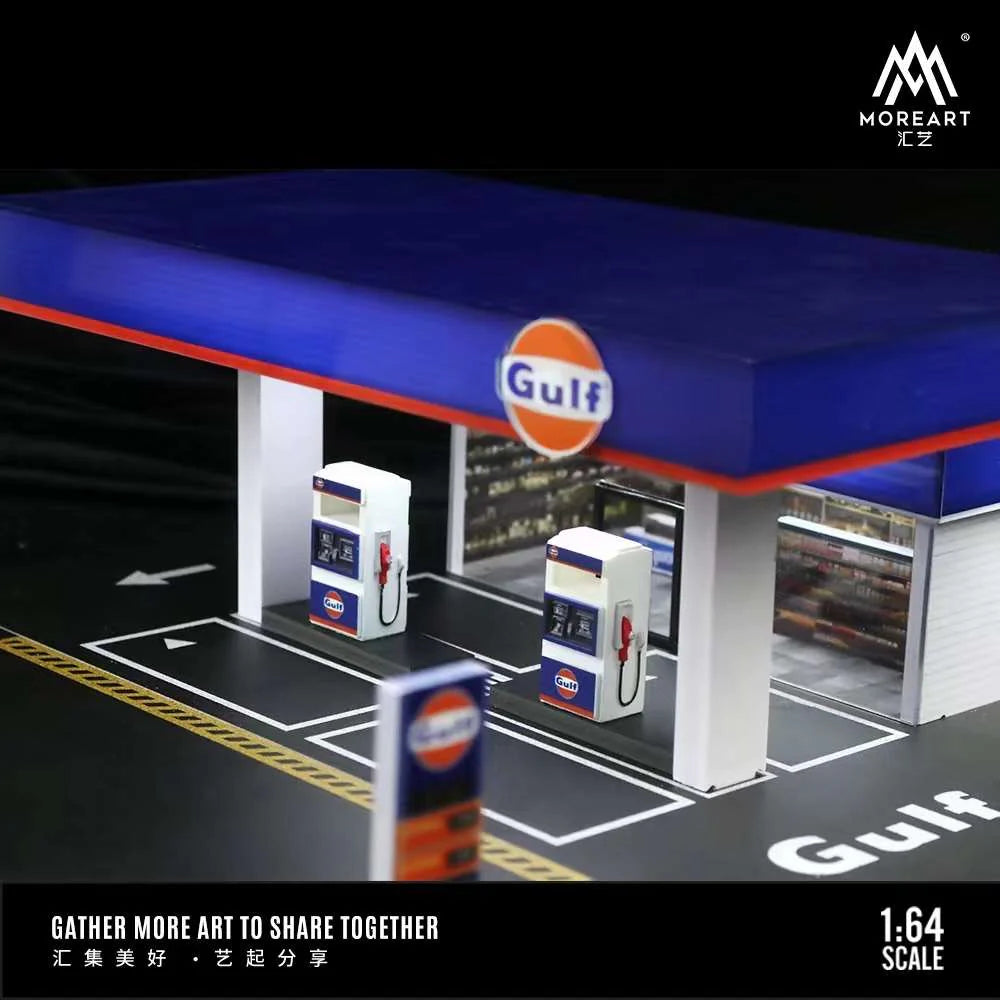 MoreArt 1/64 Gas Station - GULF