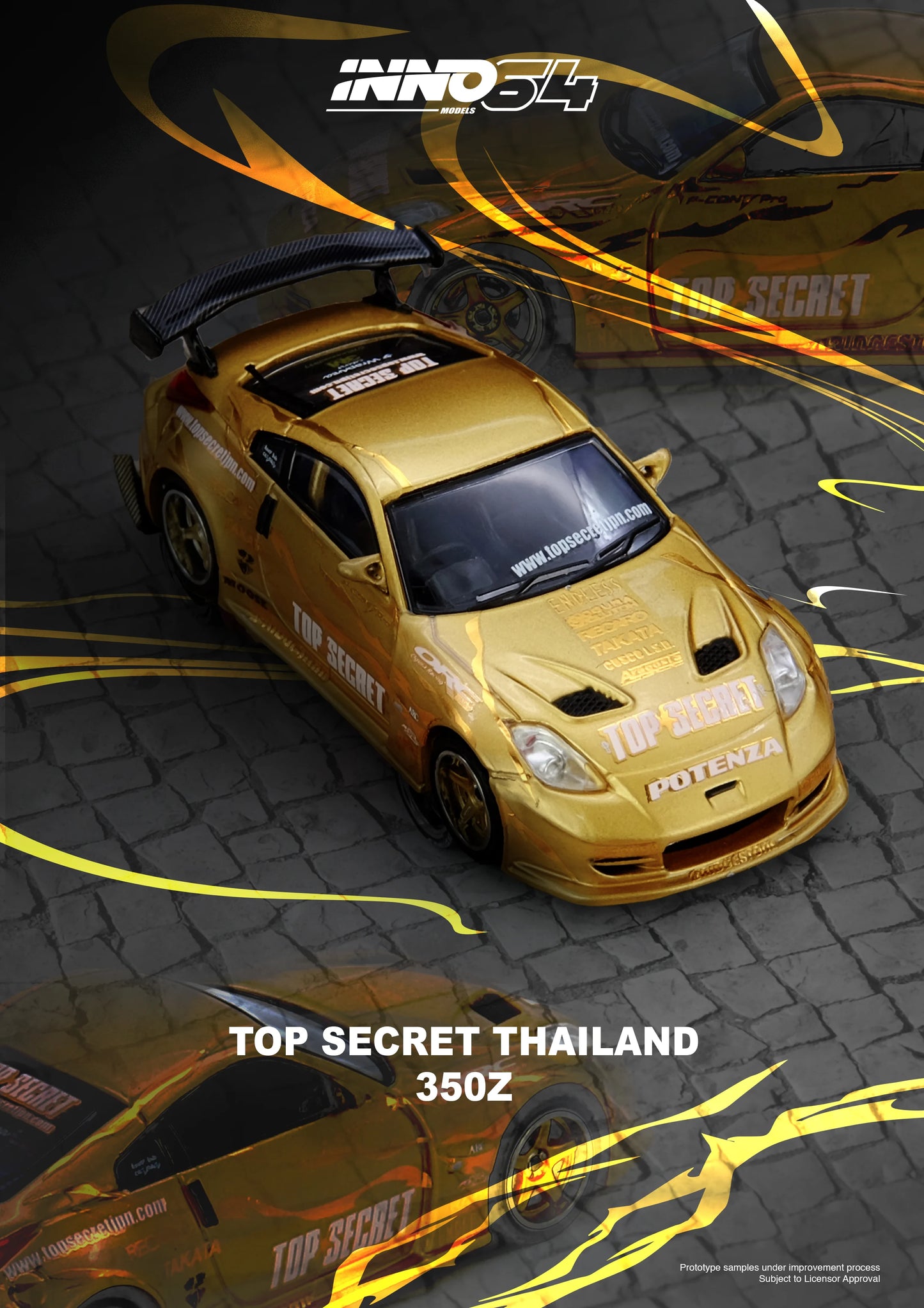 Inno64 1/64 TOP SECRET THAILAND 350Z