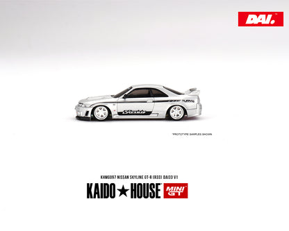 Kaido★House x Mini GT 1/64 Nissan Skyline GT-R (R33) DAI33 V1
