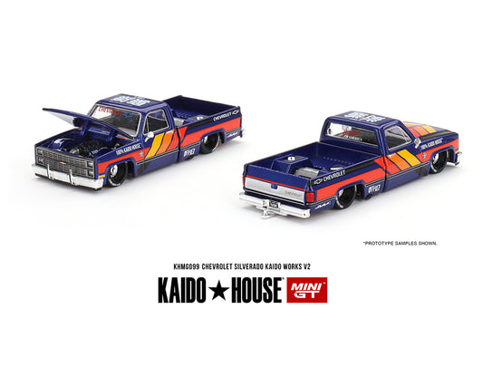 Kaido★House x Mini GT 1/64 Chevrolet Silverado KAIDO WORKS V2