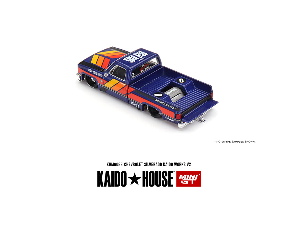 Kaido★House x Mini GT 1/64 Chevrolet Silverado KAIDO WORKS V2