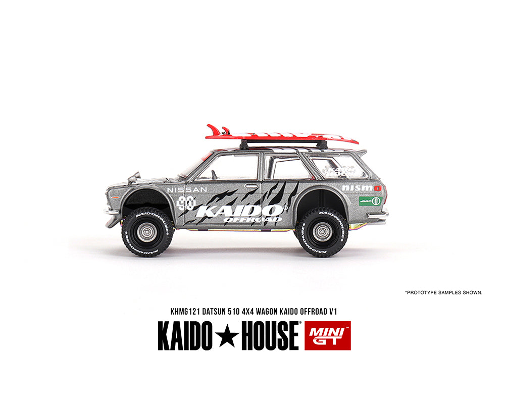 Kaido House x Mini GT 1/64 Datsun KAIDO 510 Wagon 4×4 Kaido Offroad V1