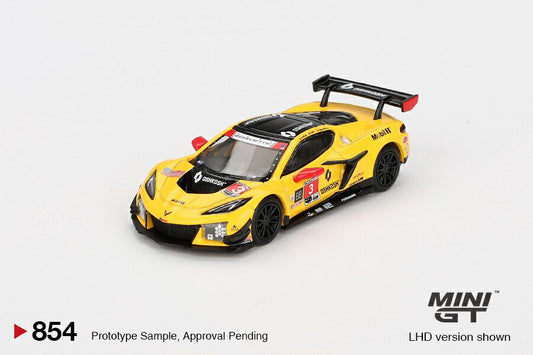 Mini GT 1/64 Chevrolet Corvette Z06 GT3.R  #3 Corvette Racing by Pratt Miller Motorsports  2024 IMSA Daytona 24 Hrs