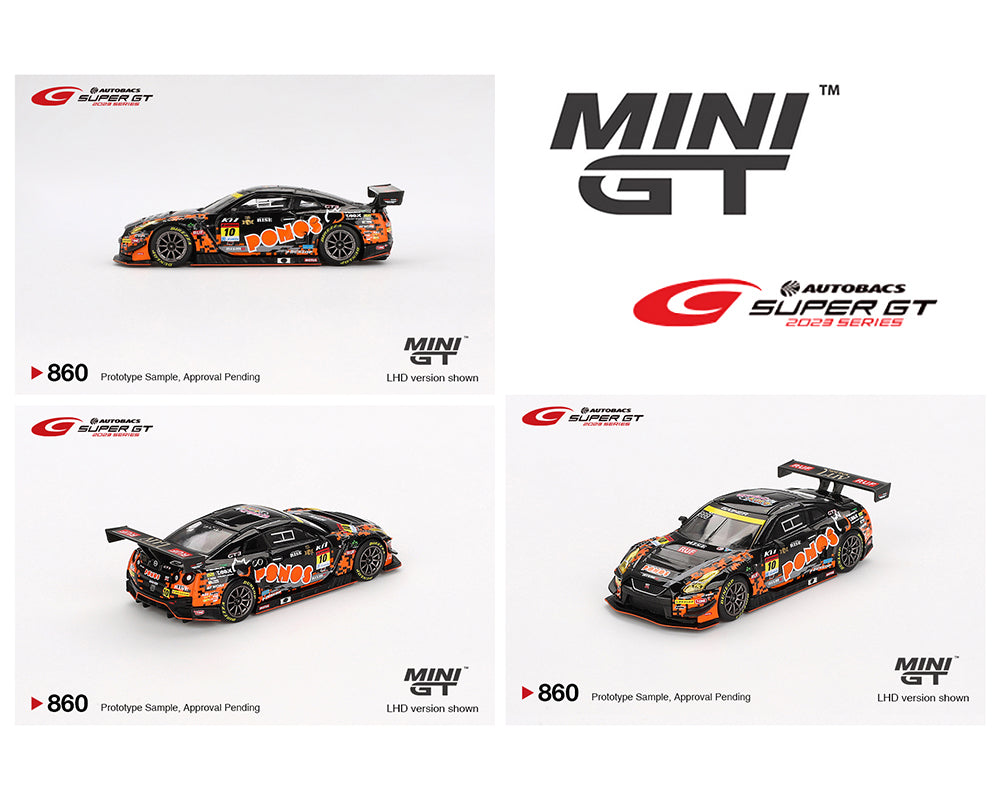 Mini GT 1/64 Nissan GT-R NISMO GT3 #10 PONOS GAINER GT-R GAINER