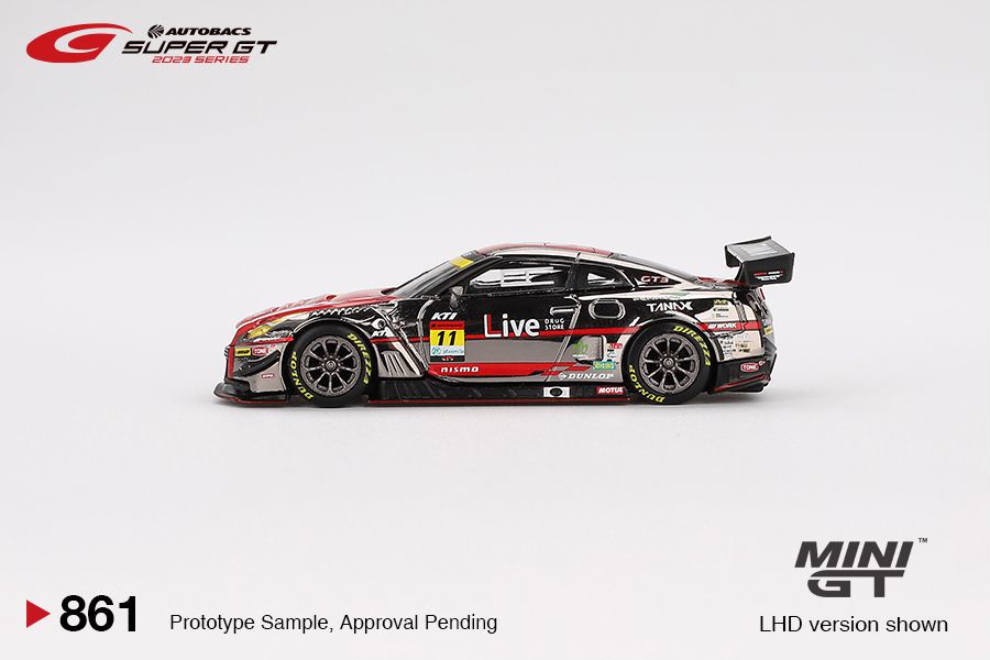 Mini GT 1/64 Nissan GT-R NISMO GT3#11 GAINER TANAX GT-R GAINER MGT00861-BL
