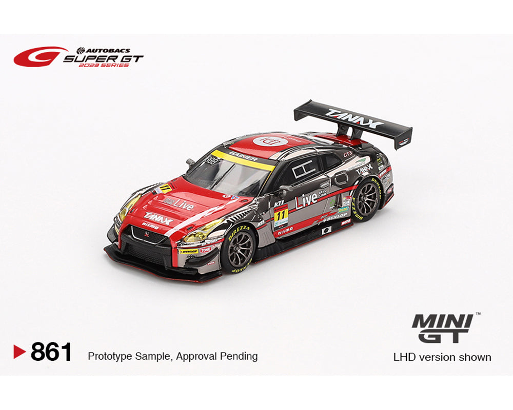 Mini GT 1/64 Nissan GT-R NISMO GT3#11 GAINER TANAX GT-R GAINER MGT00861-BL