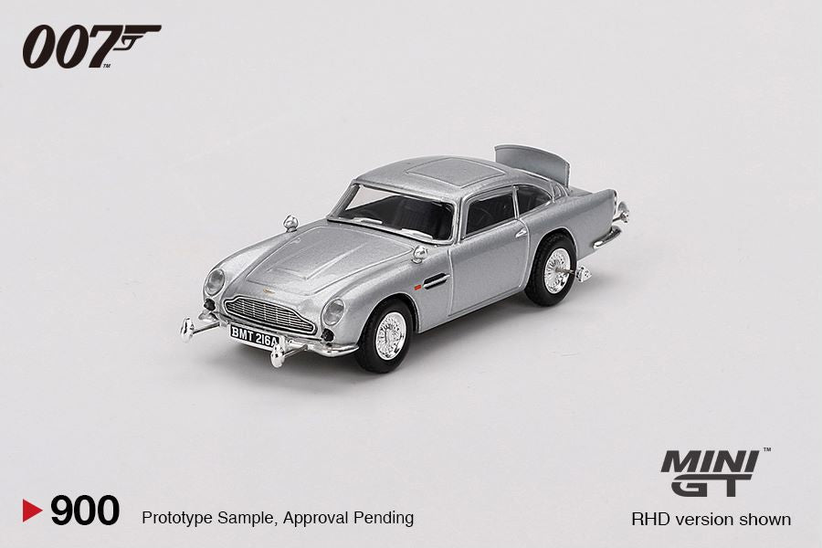 Mini GT 1/64 Aston Martin DB5 “Goldfinger” (English Blister Packaging China Edition)