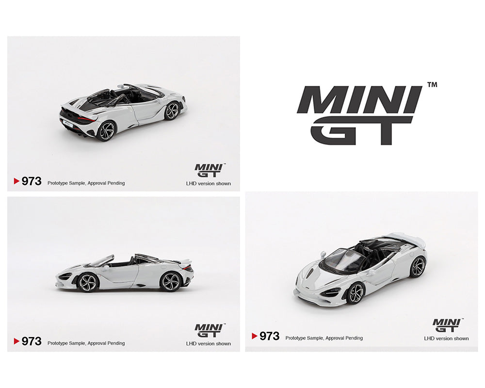 ETA: Oct 2025 ] Mini GT 1/64 McLaren 750S Spider Cirrus Grey