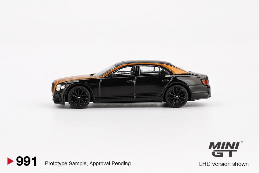 Mini GT 1/64 Bentley Flying Spur Orange Flame / Onyx