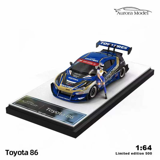Time Micro 1/64 Rocket Bunny 86 / GT86 Toyo tires Livery