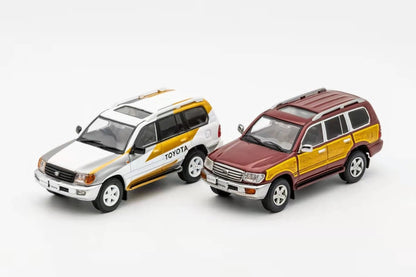 GCD 1/64 Toyota Land Cruiser LC100 White Competition