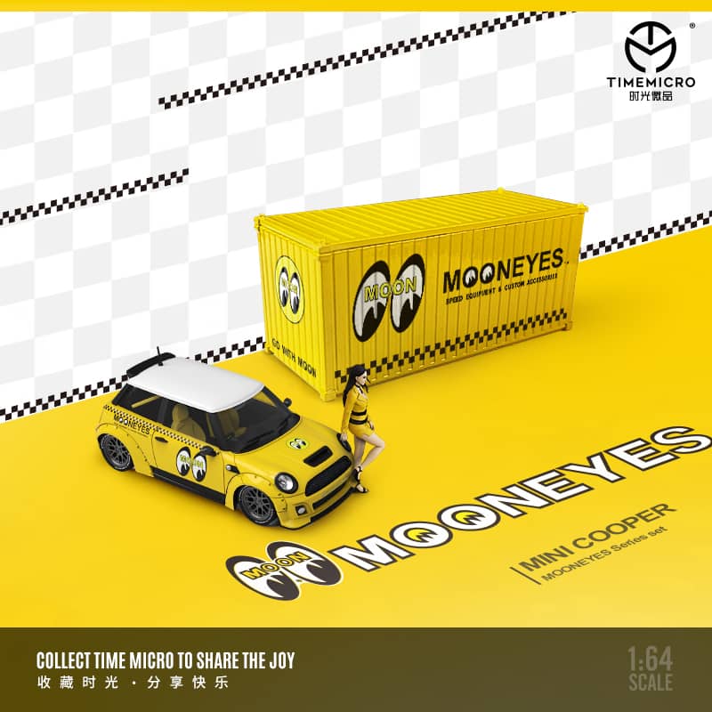 Time Micro 1/64 Mini Cooper(R56) Mooneyes Livery