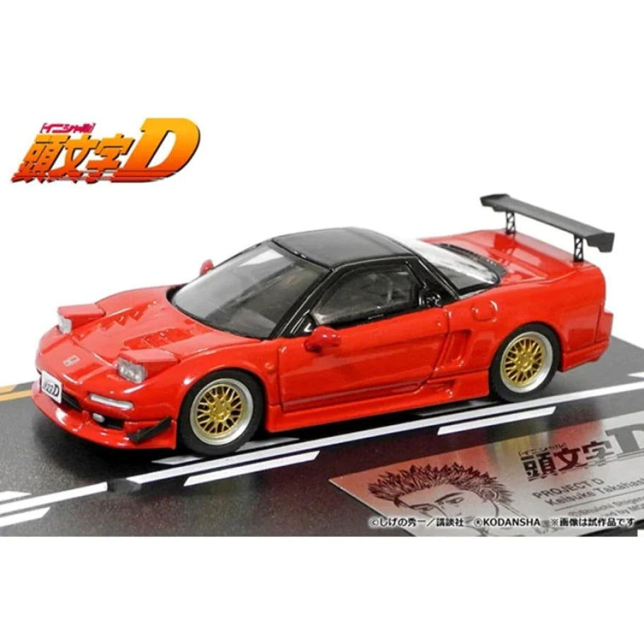 Modeler's 1/64 Initial D Series Set of 2 Cars - Yellow RX-7 FD3S(Keisuke Takahashi) + Red NSX NA1(Go Hojo)