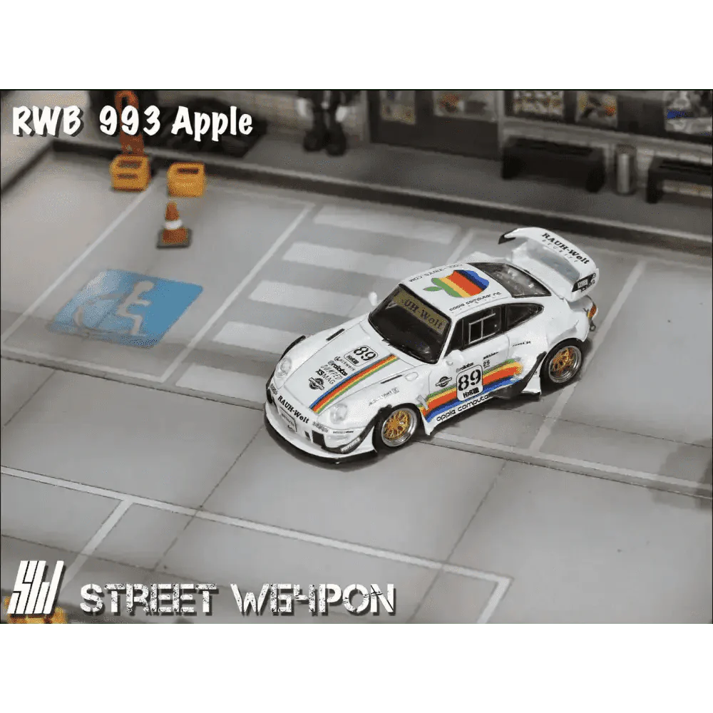 Street Weapon 1/64 Rauh-Welt RWB993 GT Wing Purple Rotana/ Apple 89