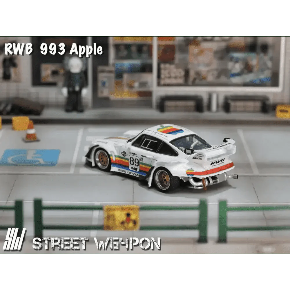 Street Weapon 1/64 Rauh-Welt RWB993 GT Wing Purple Rotana/ Apple 89
