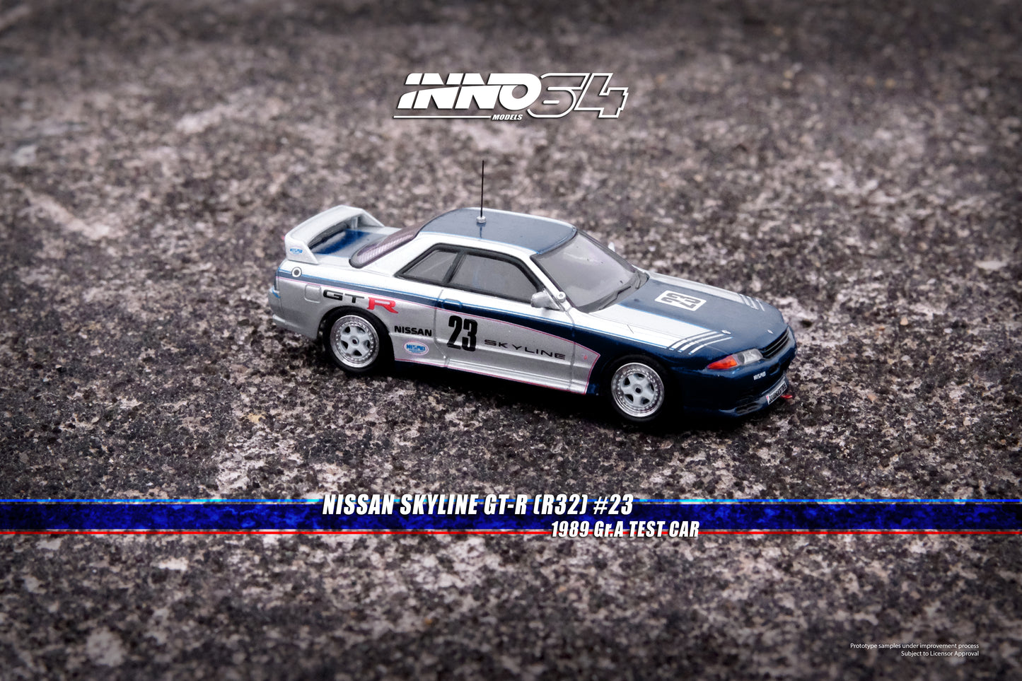 Inno64 1/64 NISSAN SKYLINE GT-R (R32) Gr.A Test Car 1989
