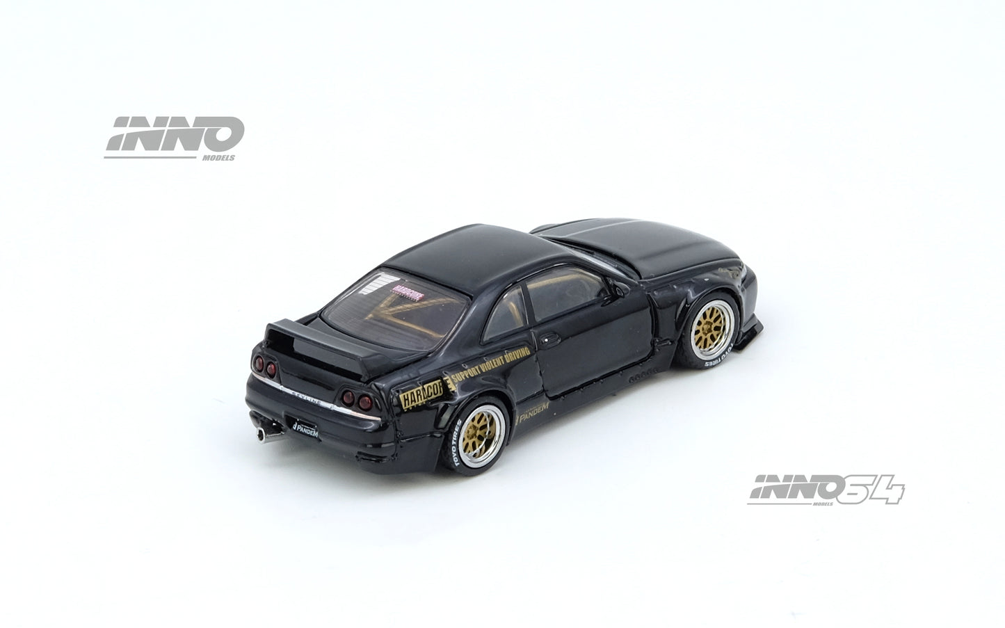 Inno64 1/64 PANDEM GT-R (BCNR33) Black