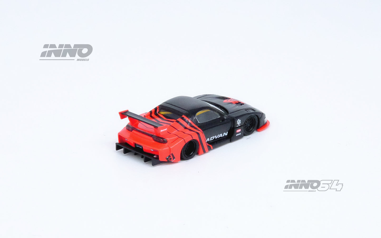 Inno64 1/64 LBWK MAZDA RX7 (FD3S) LB-SUPER SILHOUETTE "ADVAN LIVERY"