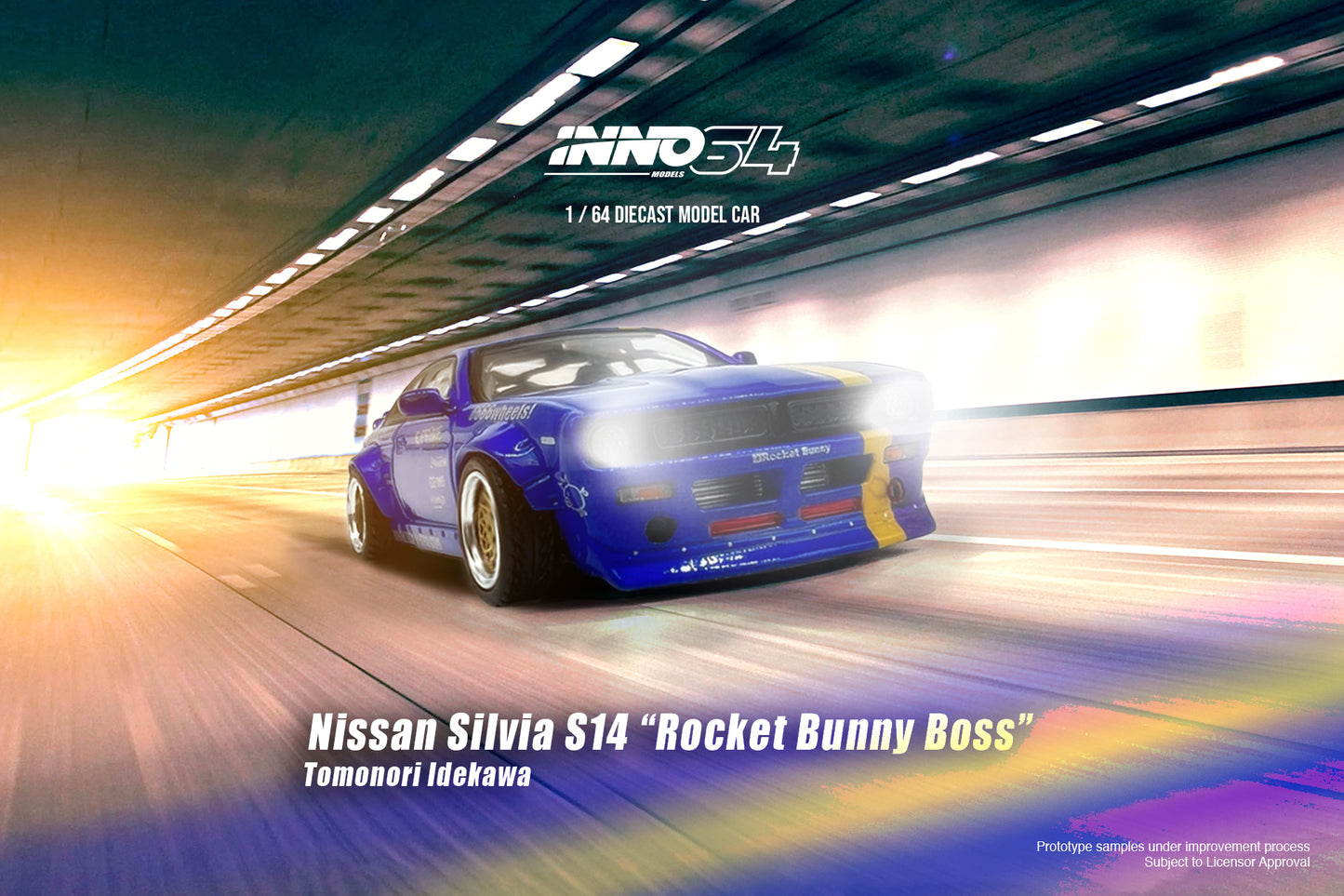 Inno64 1/64 NISSAN SILVIA S14 "ROCKET BUNNY BOSS" Tomonori Idekawa
