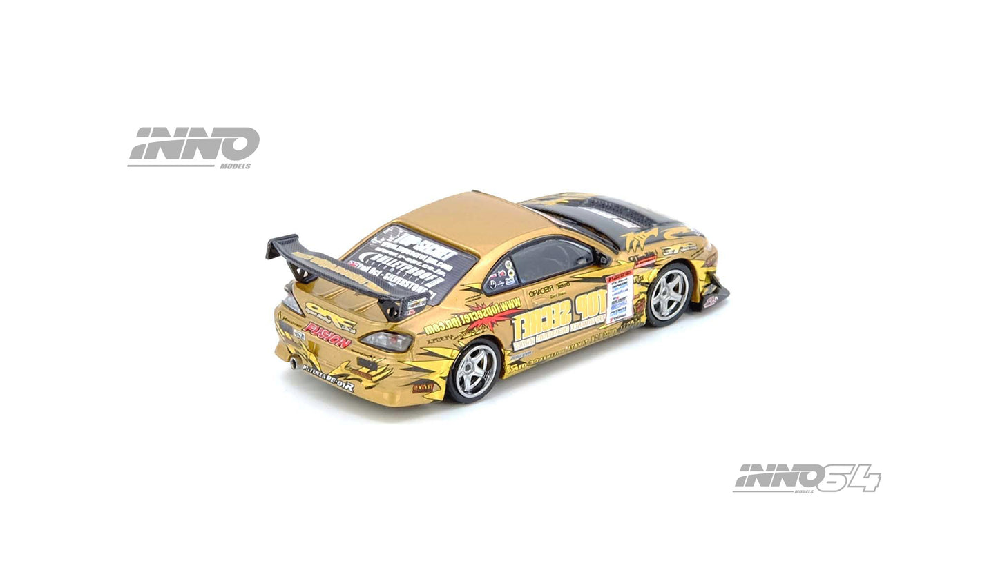 Inno64 1/64 TOP SECRET Silvia (S15) Gold
D1 Grand Prix Series Champion 2004