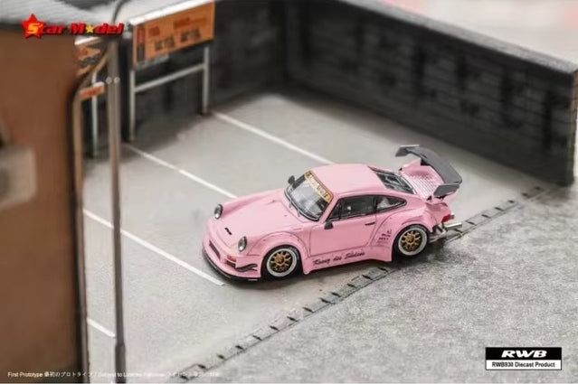 Star Model 1/64 Rauh-Welt RWB930 GT SoCro Pink /Chrome Sakura