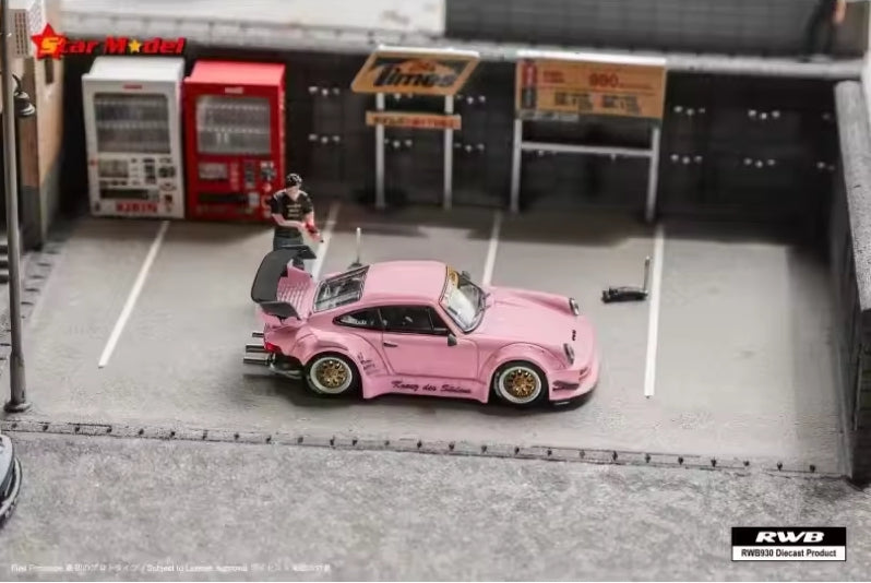 Star Model 1/64 Rauh-Welt RWB930 GT SoCro Pink /Chrome Sakura