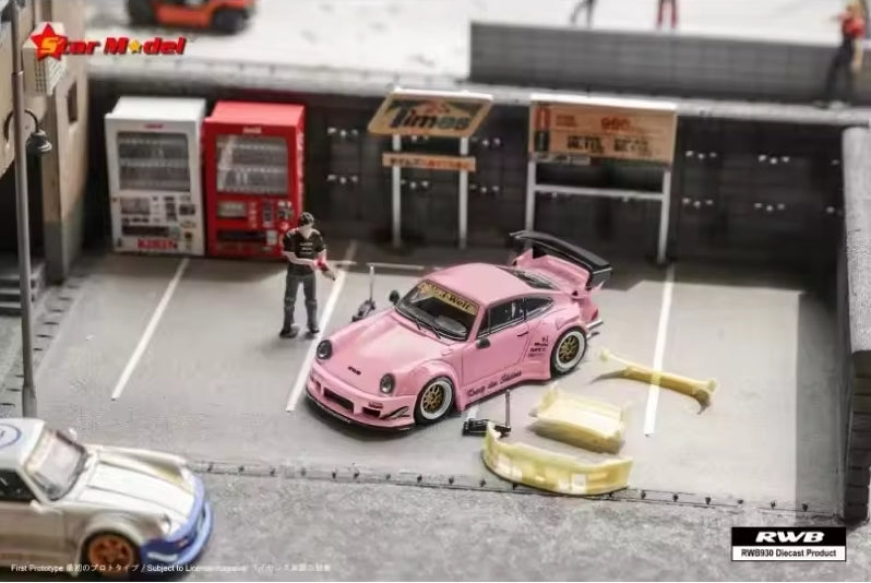 Star Model 1/64 Rauh-Welt RWB930 GT SoCro Pink /Chrome Sakura