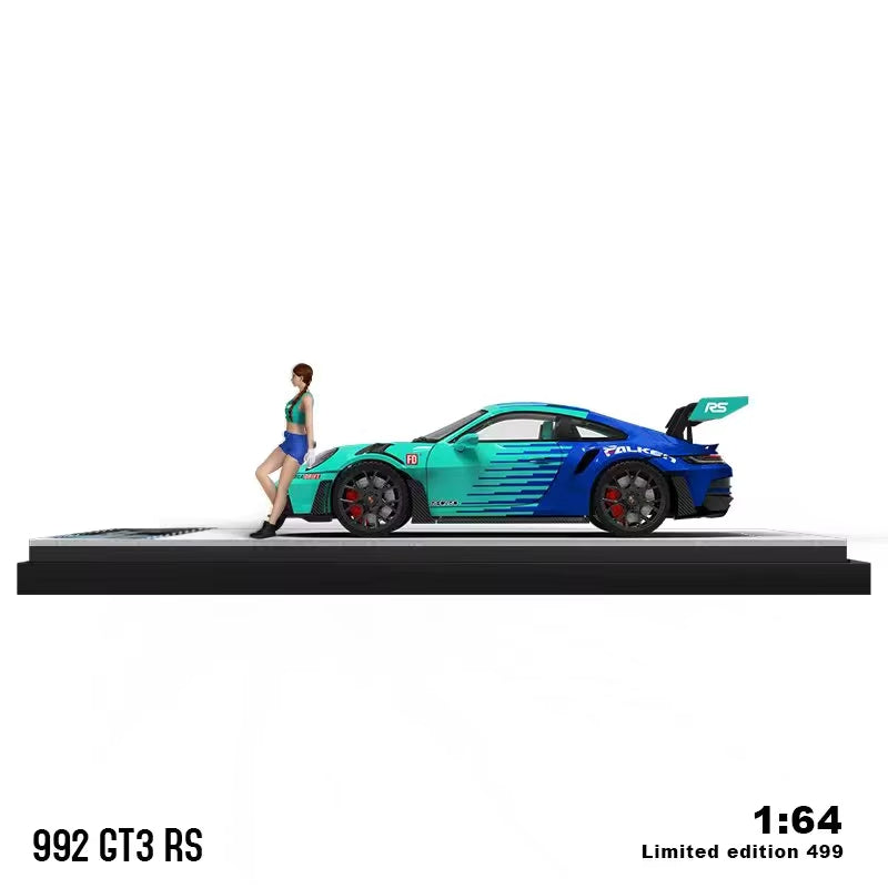 Time Micro x Aurora 1/64 992 GT3 RS Falken / GT37#