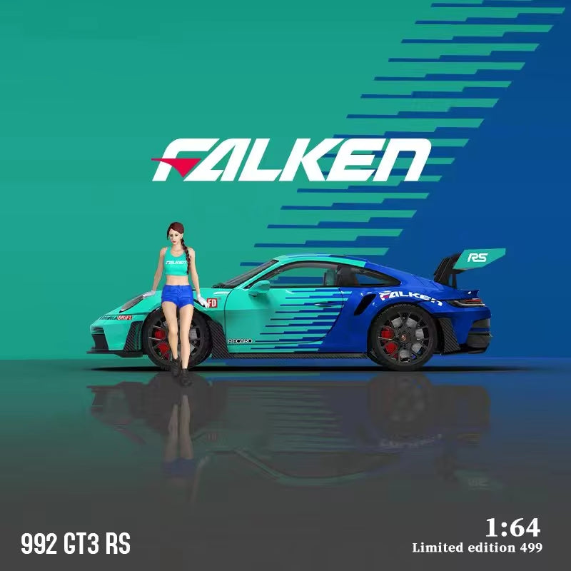 Time Micro x Aurora 1/64 992 GT3 RS Falken / GT37#