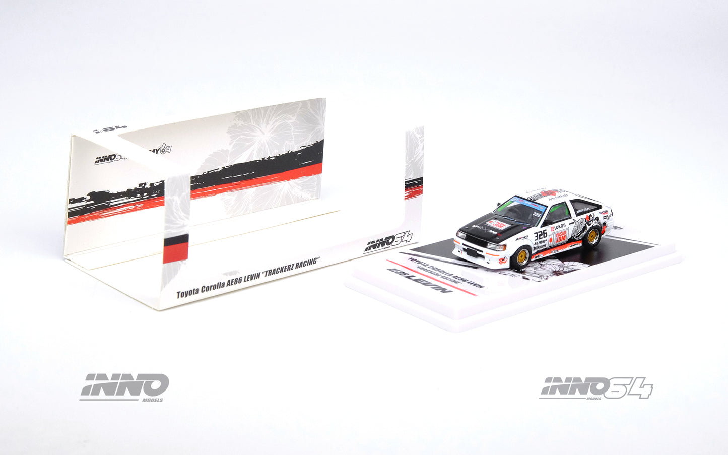 Inno64 1/64 TOYOTA COROLLA AE86 Levin "TRACKERZ RACING"