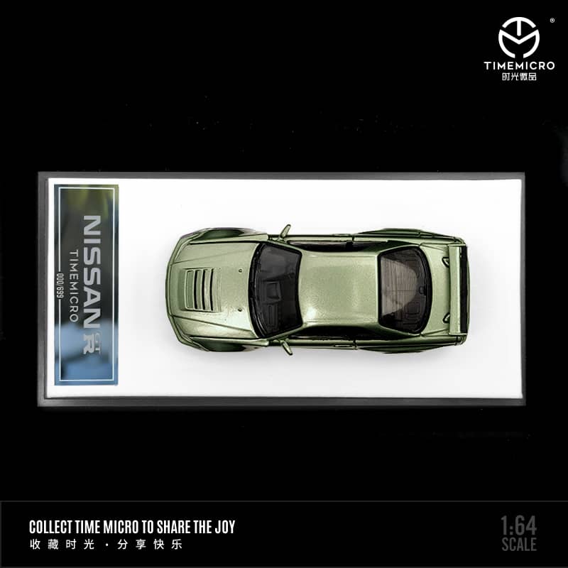Time Micro 1/64 Skyline GT-R R34 Nismo Z-Tune Open-Hood Visible Engine