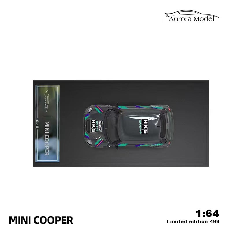 Aurora Model 1/64 LBWK MINI Hatch(R56) HKS