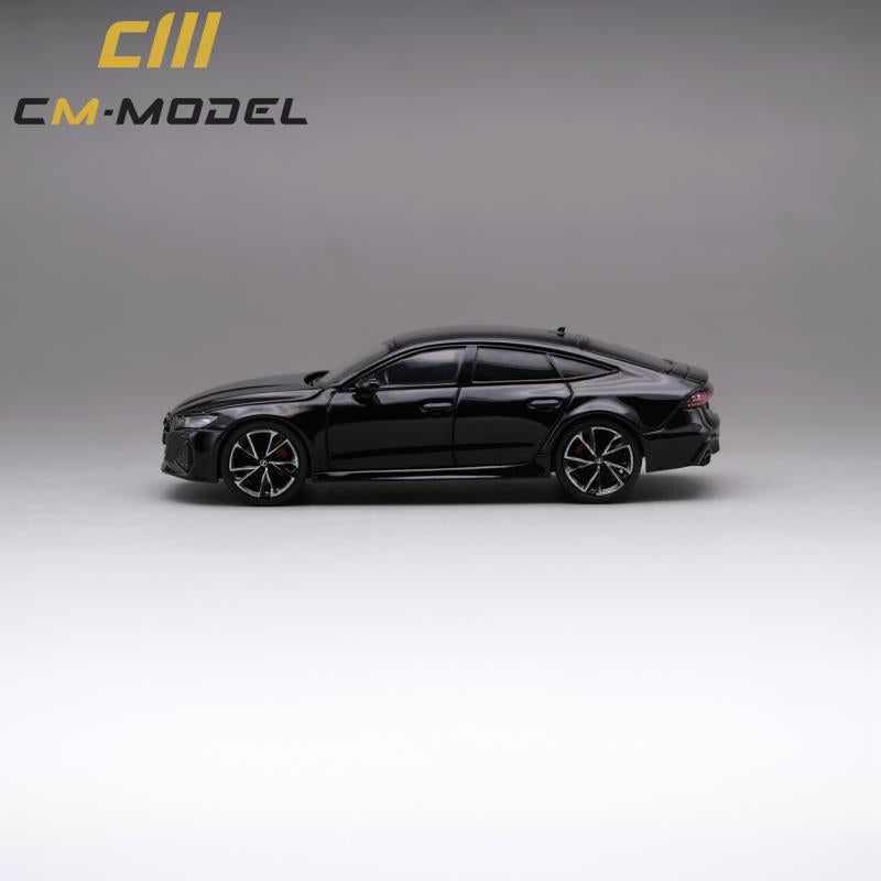 CM Model 1/64 Audi RS7 Sportback 2022 Black