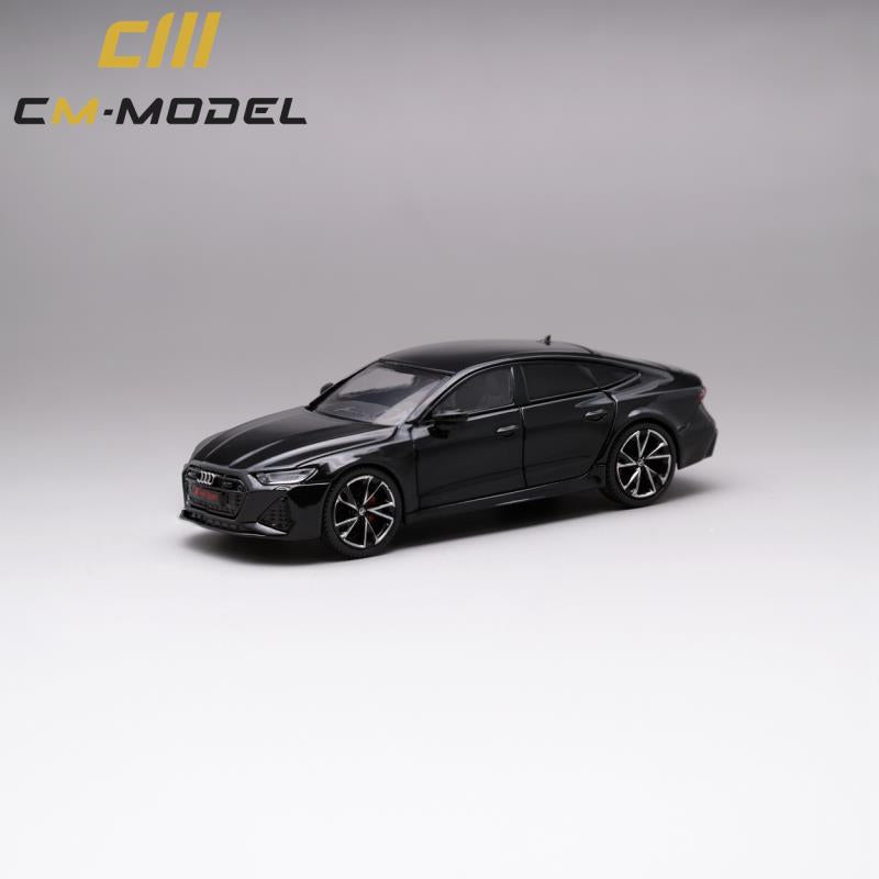 CM Model 1/64 Audi RS7 Sportback 2022 Black