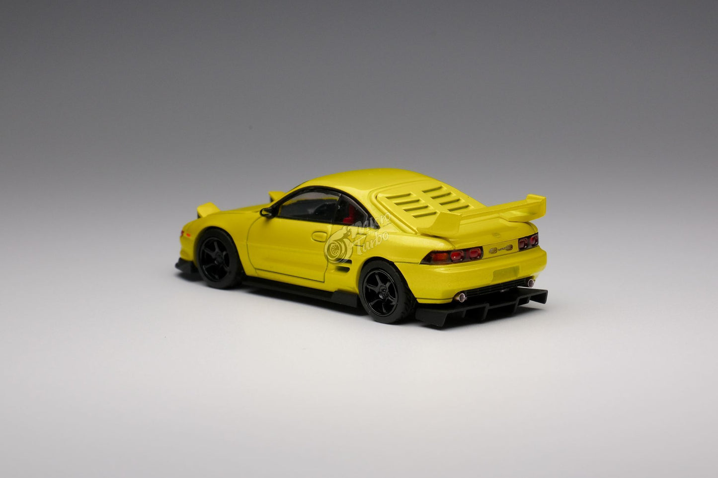 MicroTurbo 1:64 MR2 Customised Version Yellow (Retractable-Headlight)
