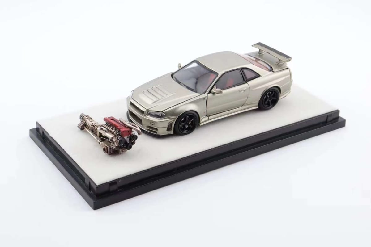 PGM 1/64 Nissan Skyline GT-R R34 Nismo Z-Tune - Champagne
