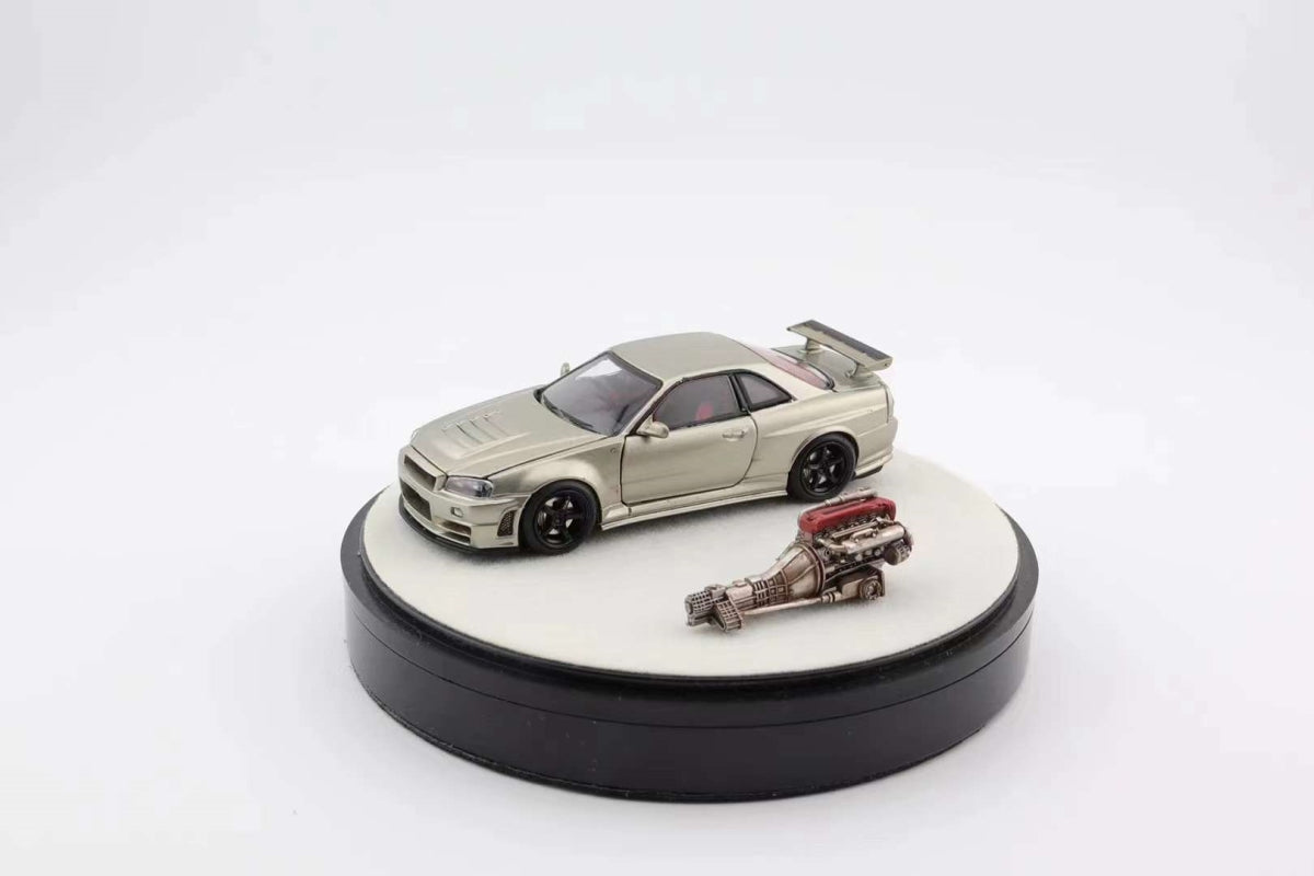 PGM 1/64 Nissan Skyline GT-R R34 Nismo Z-Tune - Champagne